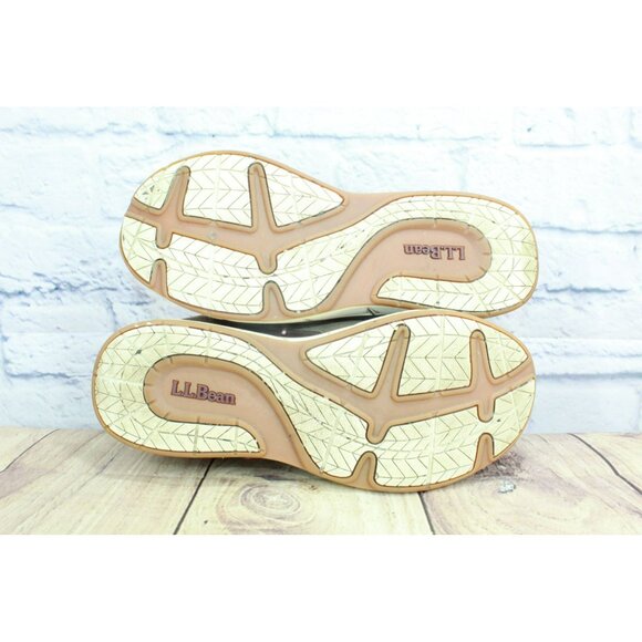 LL Bean 9.5 Wide Suede Mesh Lace Up Comfort Fitness Walking Shoes Sneakers - Picture 9 of 9